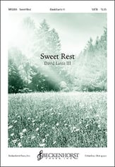 Sweet Rest SATB choral sheet music cover